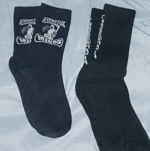 Three6Mafia Black Socks